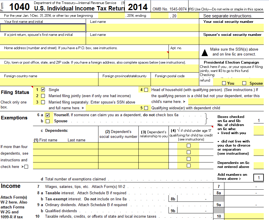 Tax Assistant for Excel - 2014