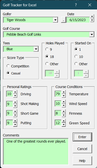 Round Information